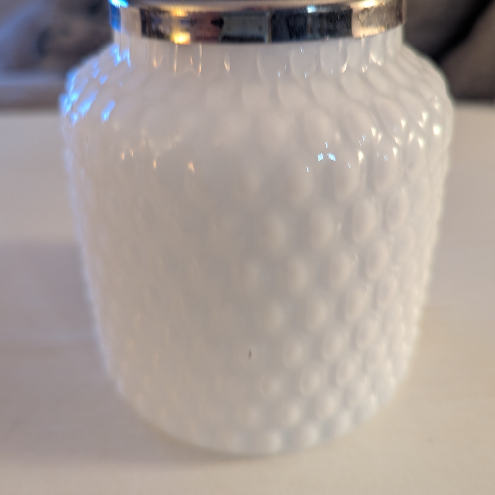 Textured Glass Tea Light Holder - Picture 3 of 6